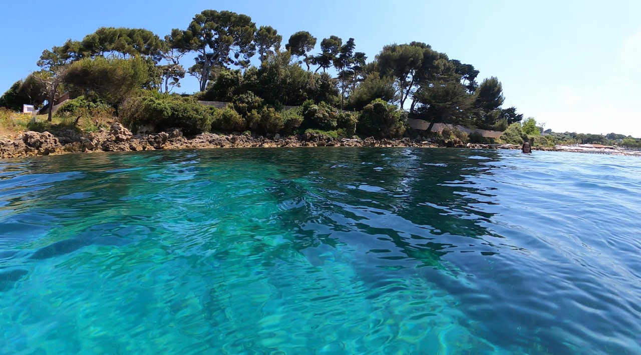 Crique turquoise Cap d'Antibes